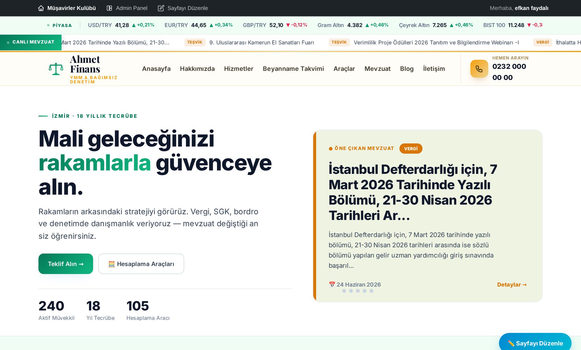 DEFTER teması önizleme