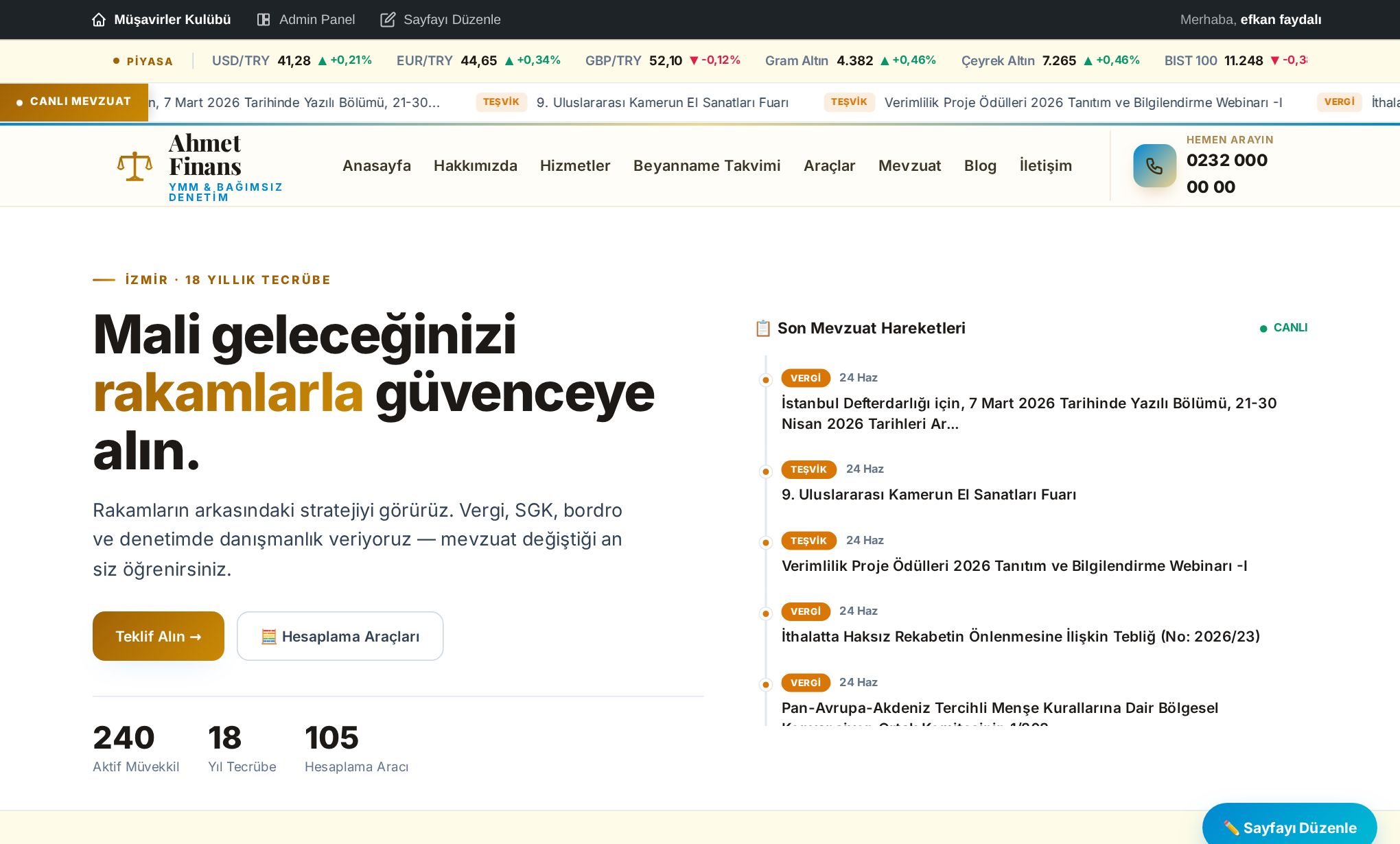 ENVANTER teması önizleme