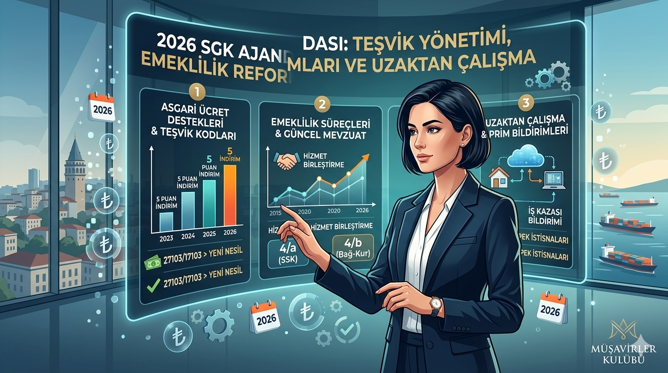 2026 SGK Ajandası: Teşvik Yönetimi, Emeklilik Reformları ve Uzaktan Çalışma Düzeni