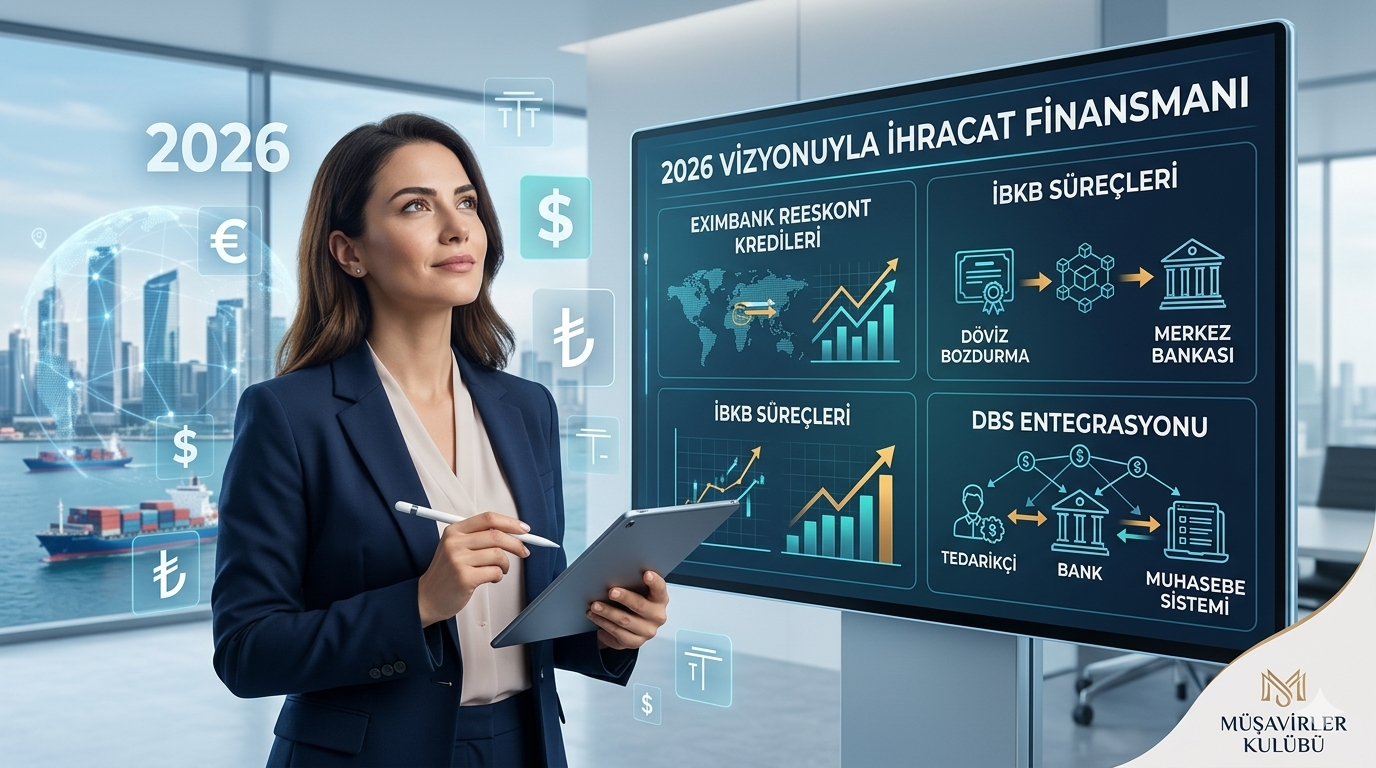 2026 Vizyonuyla İhracat Finansmanı: Eximbank Reeskont Kredileri, İBKB Süreçleri ve DBS'nin Muhasebe Boyutu